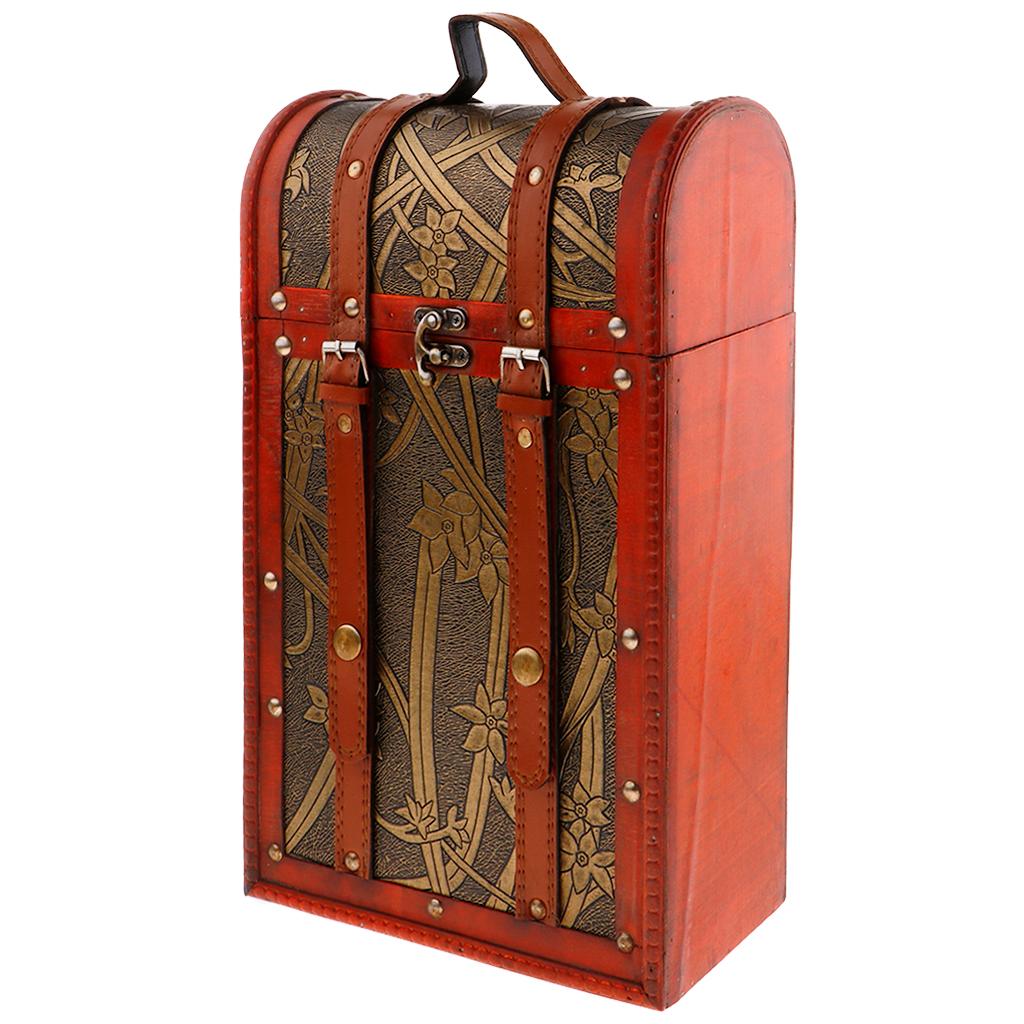 1 Bottle/2 Bottle Wooden Wine Box –