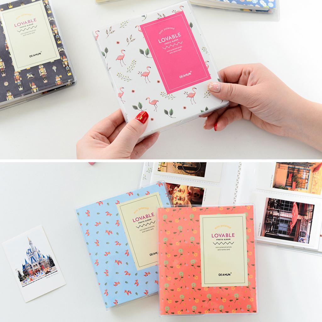 64 Pockets Photo Album for Mini 8, 9 7s 50 90 Film - , 110X140X40mm Yellow