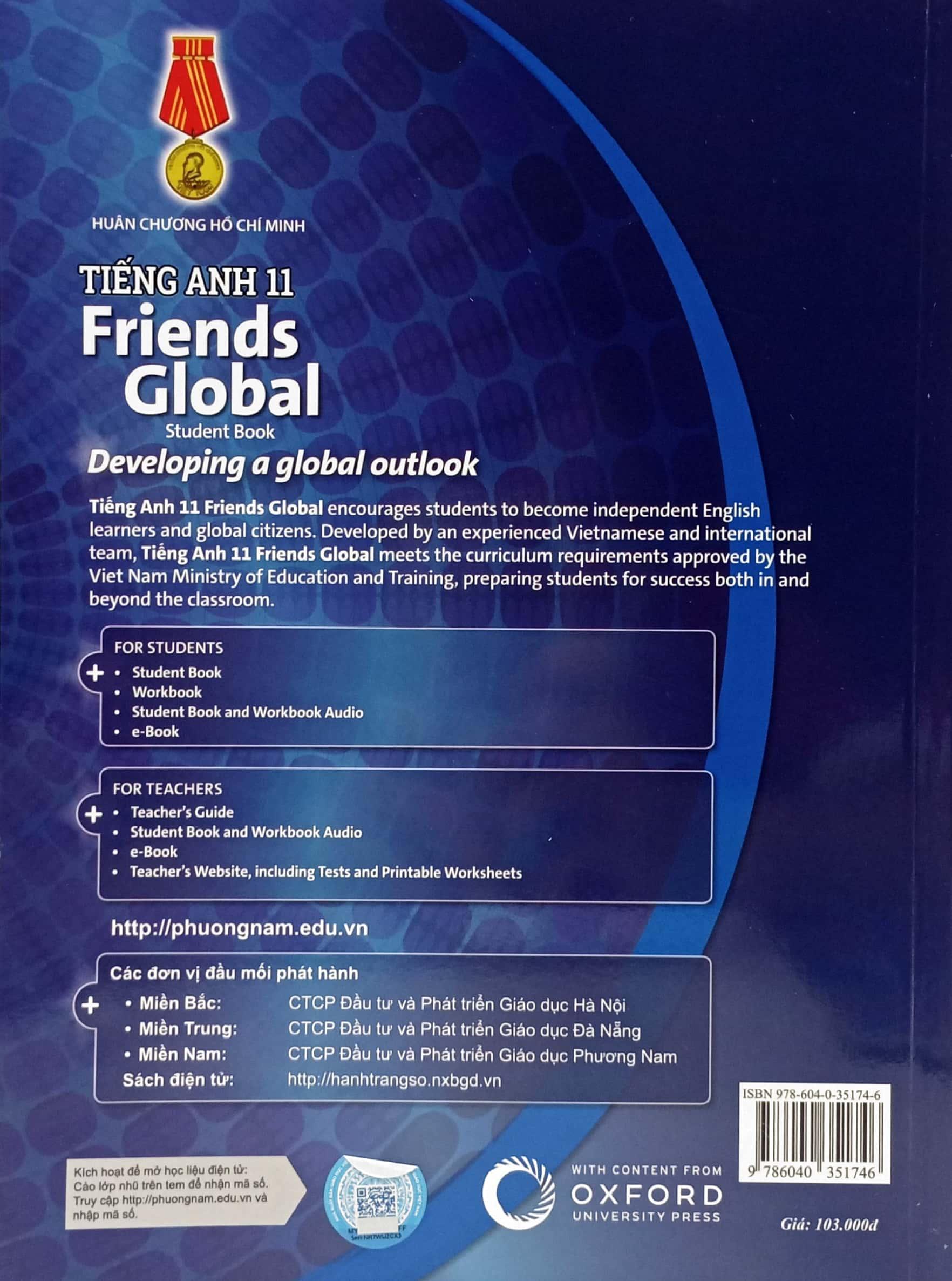 Tiếng Anh 11 Friends Global - Student Book (2023)
