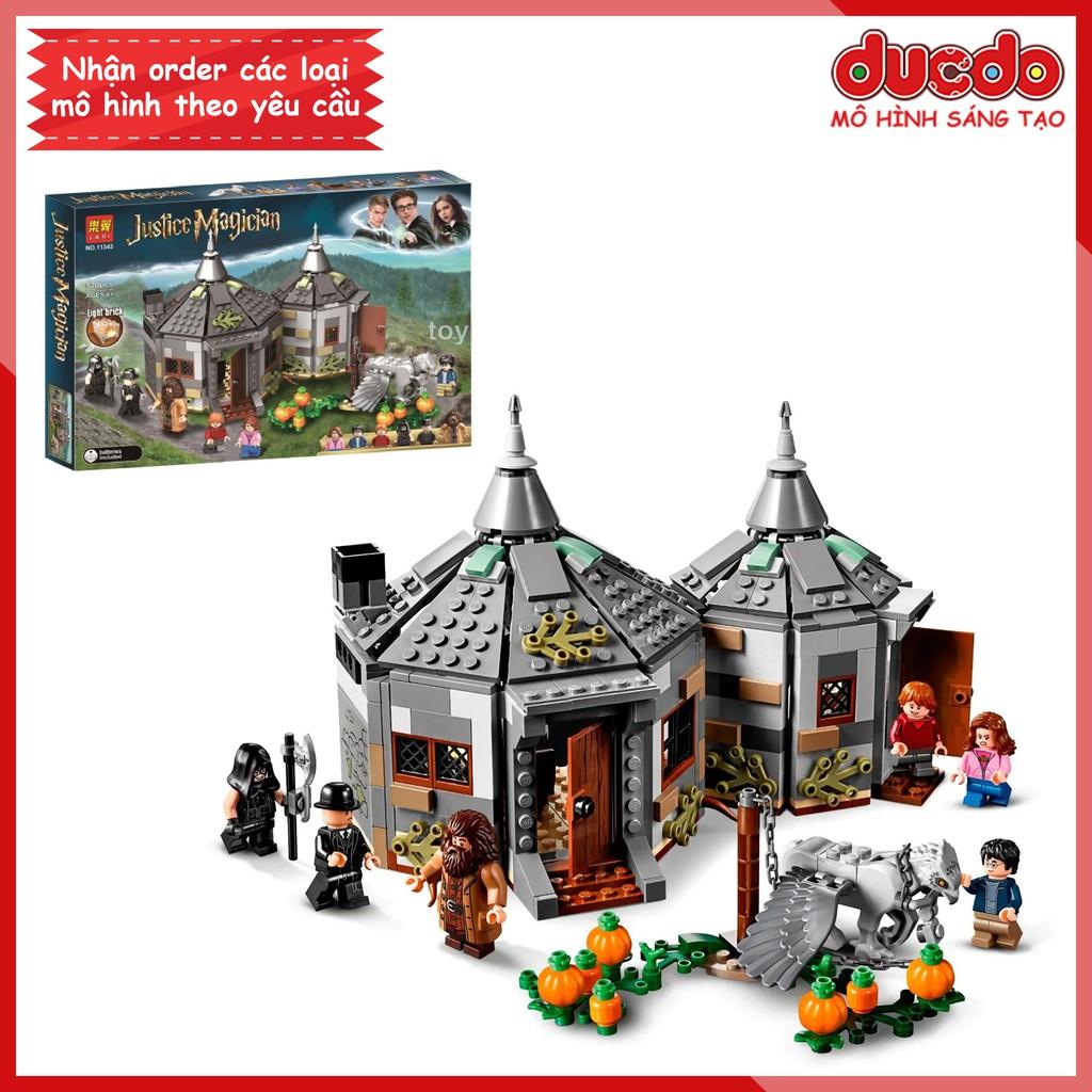 LRI 11343 Cuộc giải cứu Bằng Mã tại nhà bác Hagrid - Đồ chơi Xếp hình Mô hình Harry Potter 75947 BLA