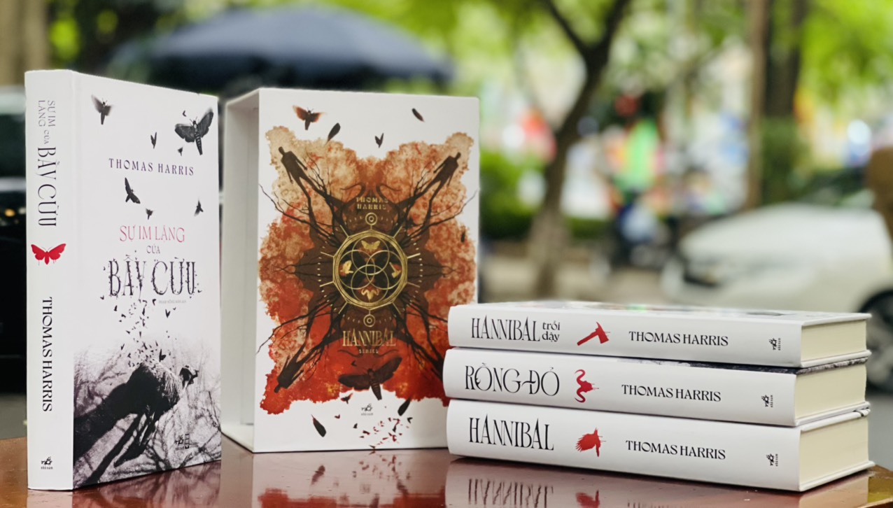 [boxset giới hạn 300 hộp gồm 4 tập bìa cứng của Nhã Nam] – HANNIBAL series – Thomas Harris – Rồng đỏ, Sự im lặng của bầy cừu, Hannibal, Hannibal trỗi dậy