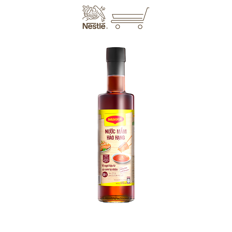 Nước mắm Maggi hảo hạng chai thủy tinh 490ml