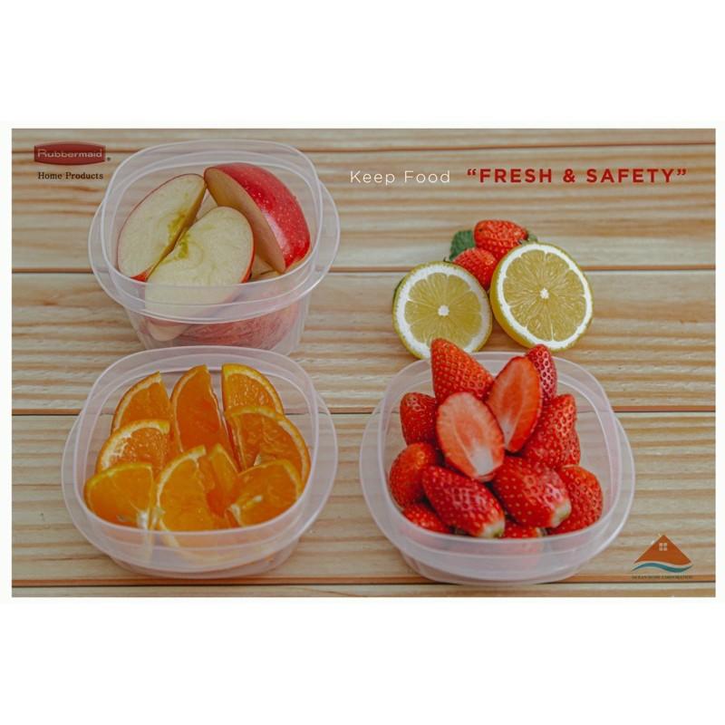 Set 3 hộp đựng thực phẩm RUBBERMAID ( 2 size 296ml và 1 size 473ml)