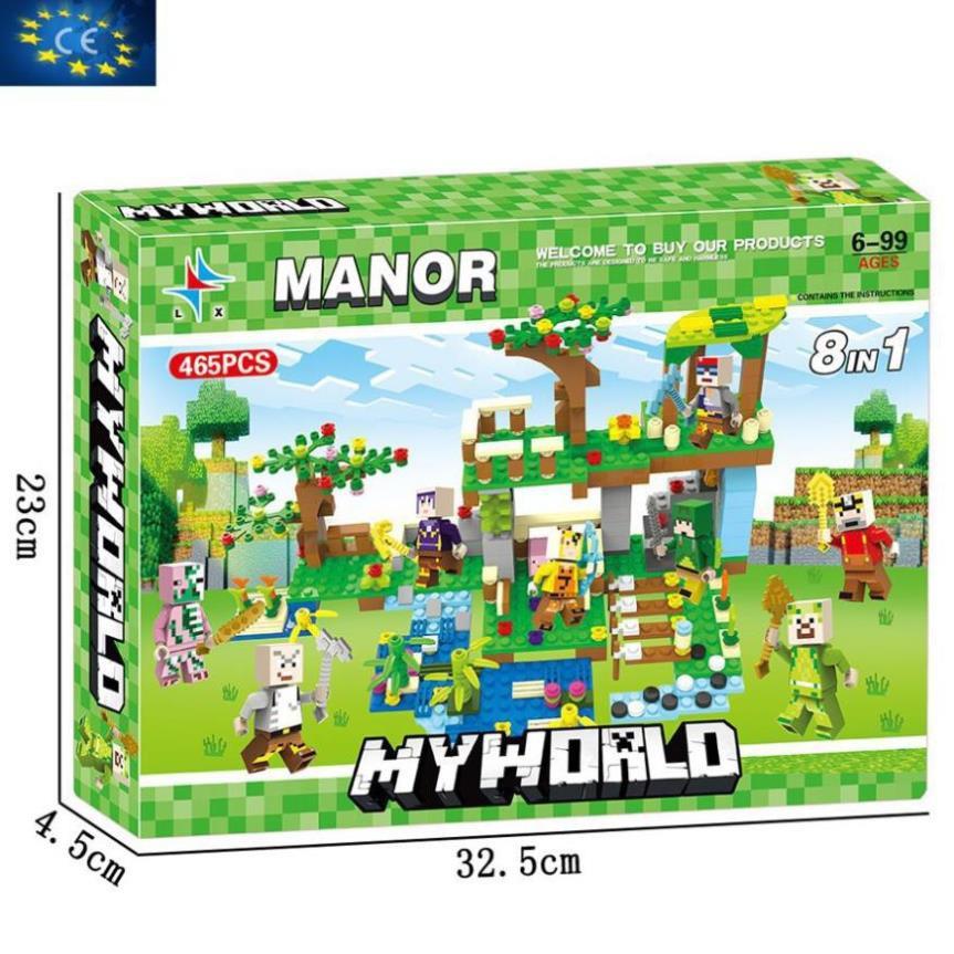 Bộ Lắp Ráp Ghép Hình MYWORLD 465 Miếng Ghép Thành 9 Chủ Đề Khác Nhau LX.A303