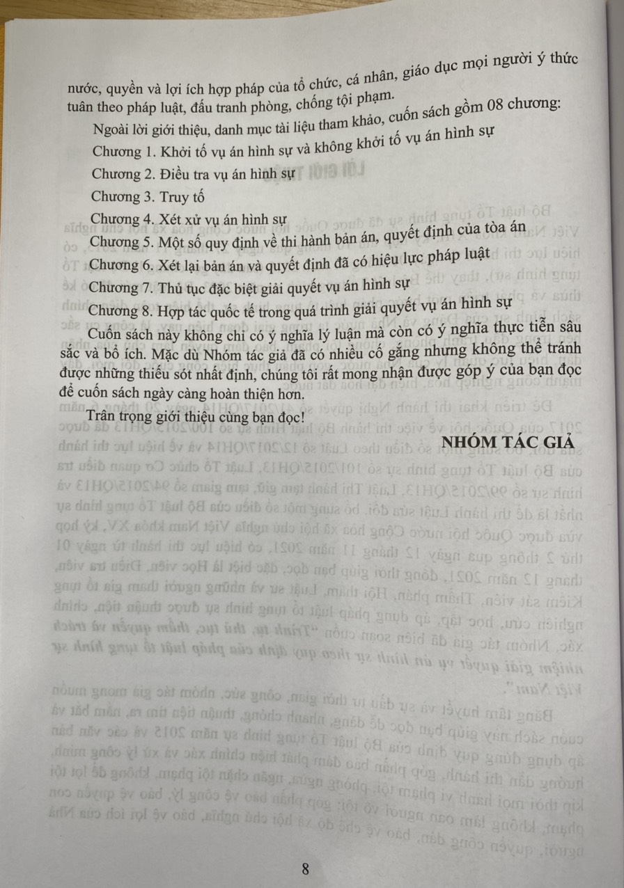 Trình tự, thủ tục thẩm quyền và trách nhiệm giải quyết vụ án hình sự theo quy định pháp luật tố tụng hình sự Việt Nam