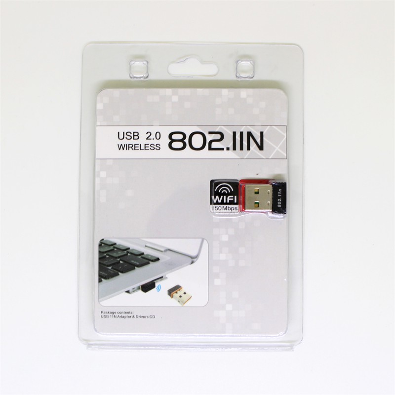 USB Thu Wifi Mini 802.11n 150Mbps Không Anten  D00-235