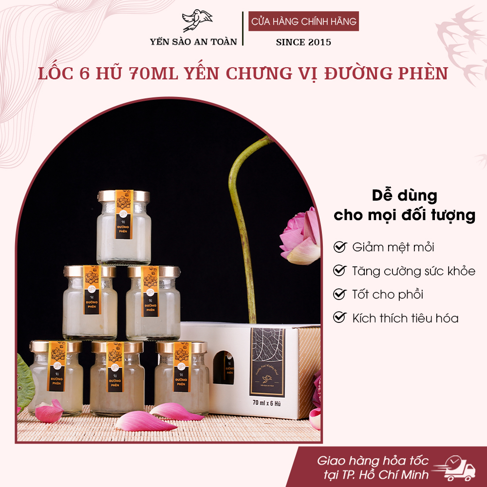 Yến chưng sẵn combo mix đến 10 vị ĐẬM ĐẶC YẾN TƯƠI từ tổ yến Nha Trang Khánh Hoà Yến Sào An Toàn