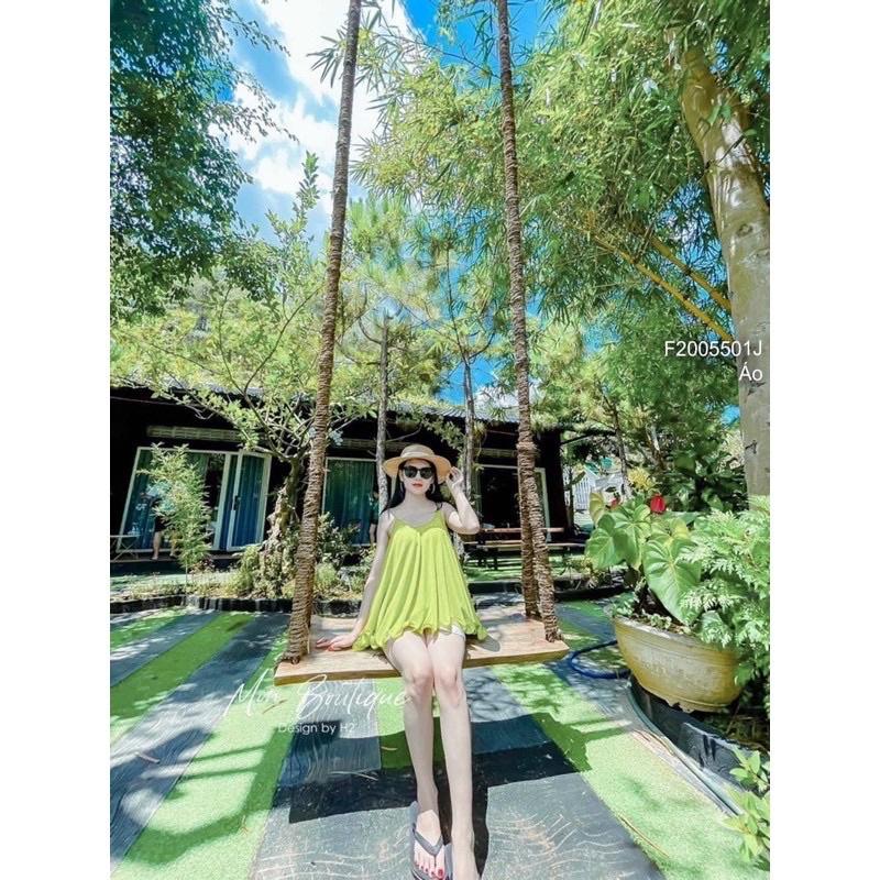 Áo Váy 2 dây hở Lưng, Đầm 2 dây Hở Lưng
