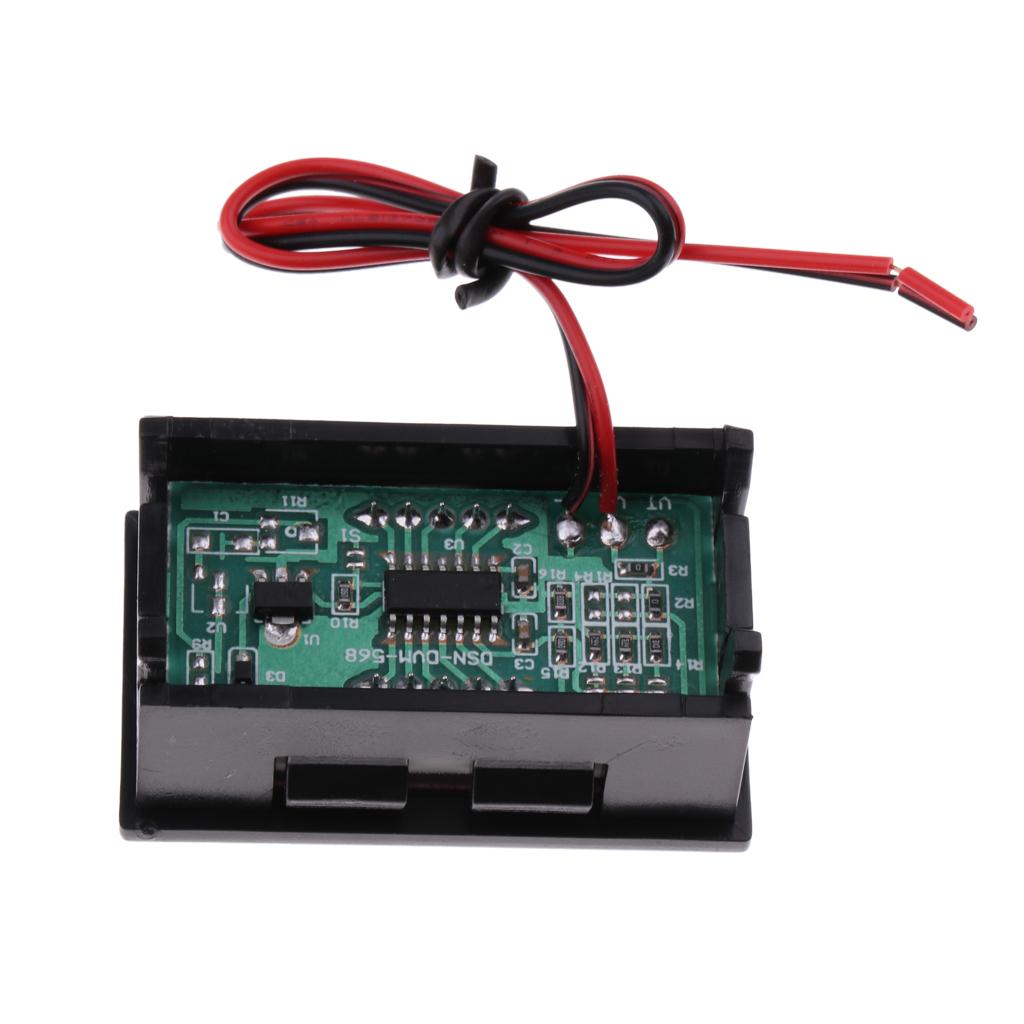 3x Mini DC 4.5-30V 0.56'' Digital Voltmeter LED Display Panel Voltage Meter
