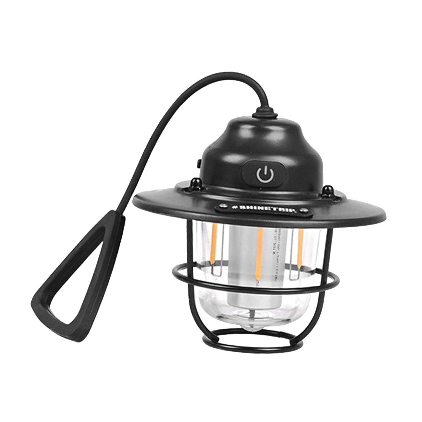 LED Camping Lantern Dimmable Rechargeable Tent Lamp for Indoor BBQ Traveling