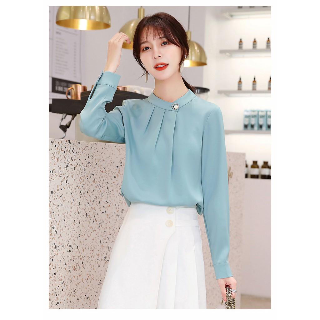 Áo kiểu dài tay công sở cao cấp L06-221