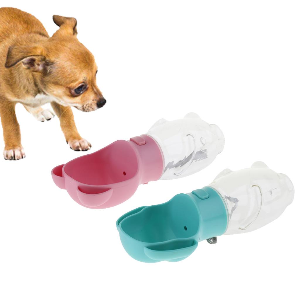 2pcs Dog Water Bottle, Portable , Puppy Water Dispenser with Drinking Feeder