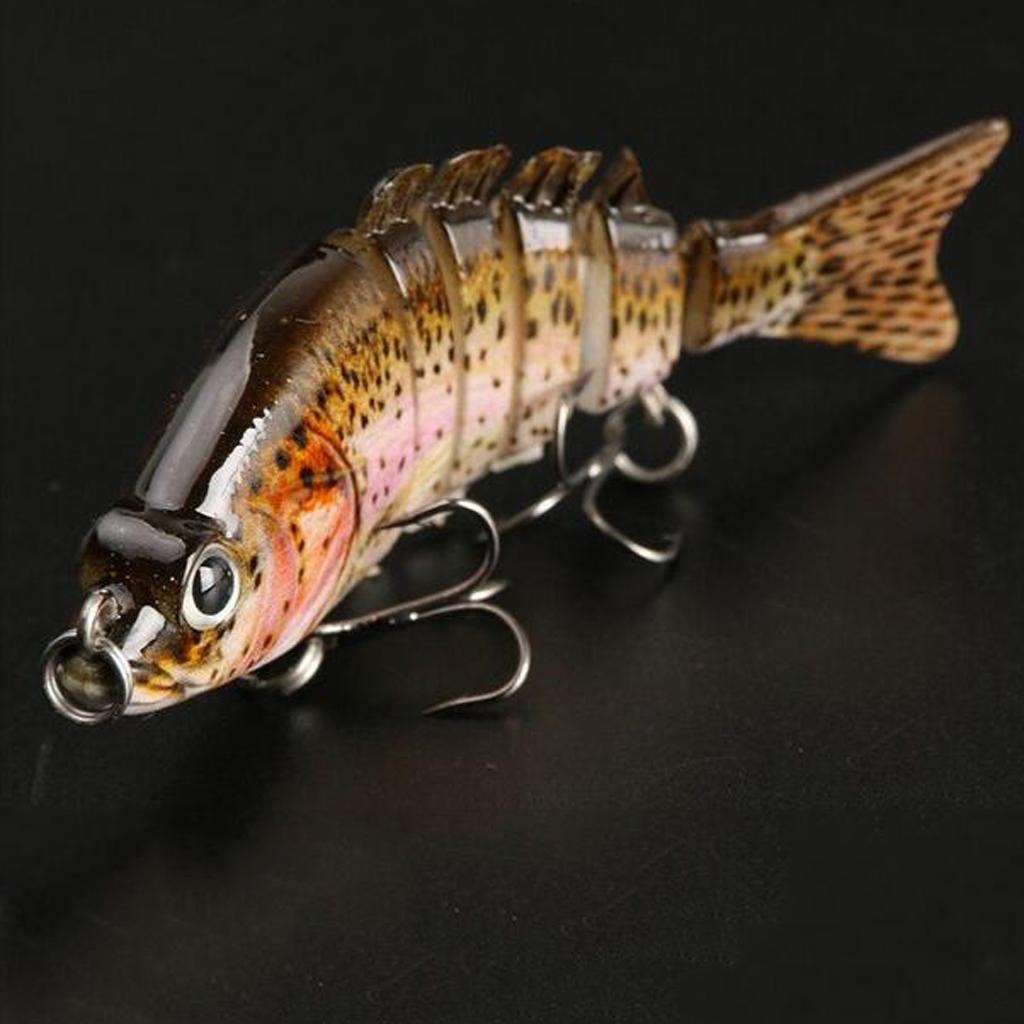 3.5inch Fishing Lure Multi Jointed  Swimbait Life Like Sinking Bass Bait