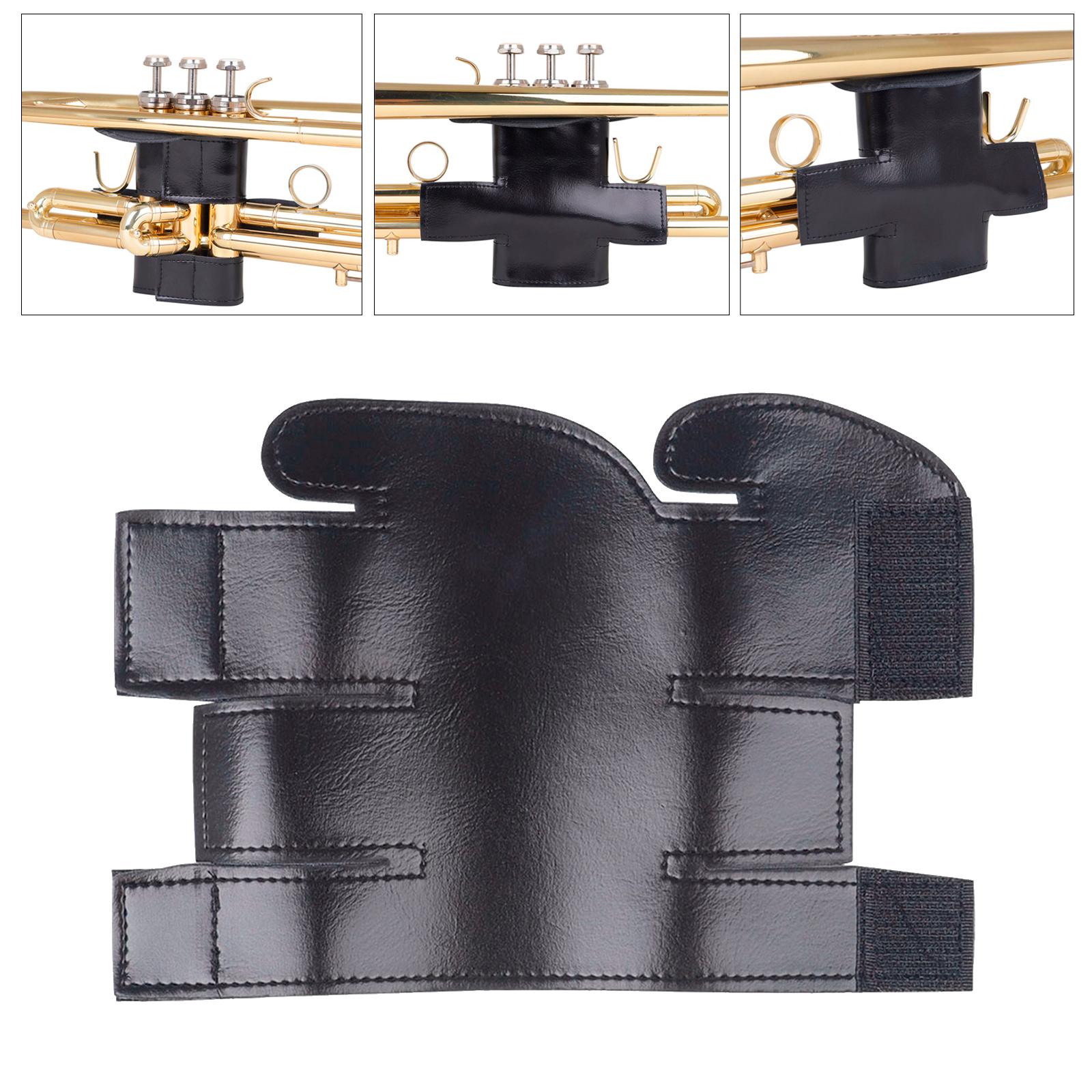 Durable Trumpet Valve Guard Trumpet Protect Cover Pro Trumpet Parts Black