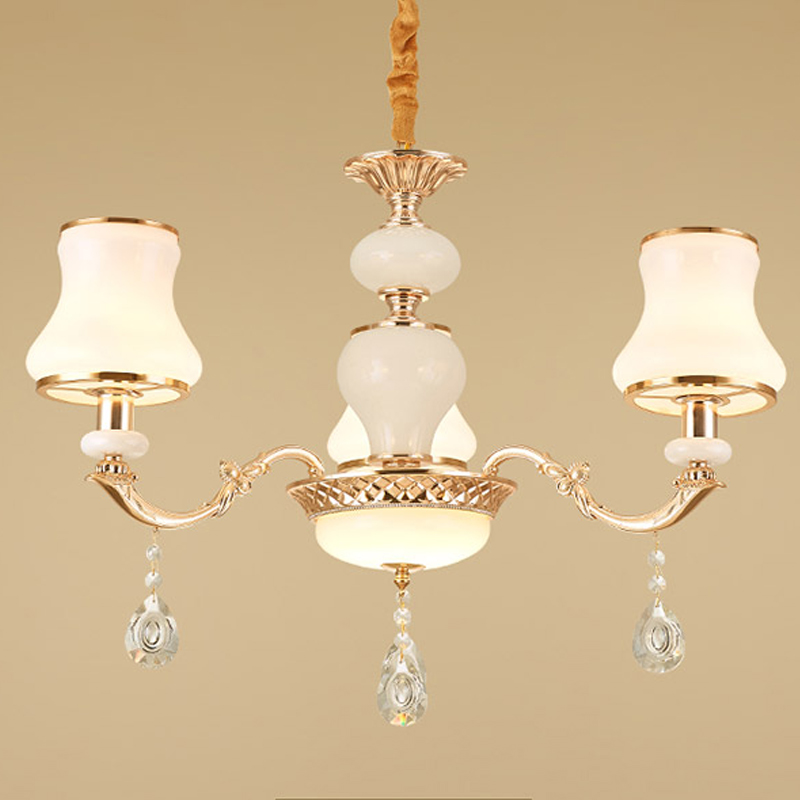 Đèn trần - đèn chùm - đèn trang trí pha lê mang phong cách hiện đại