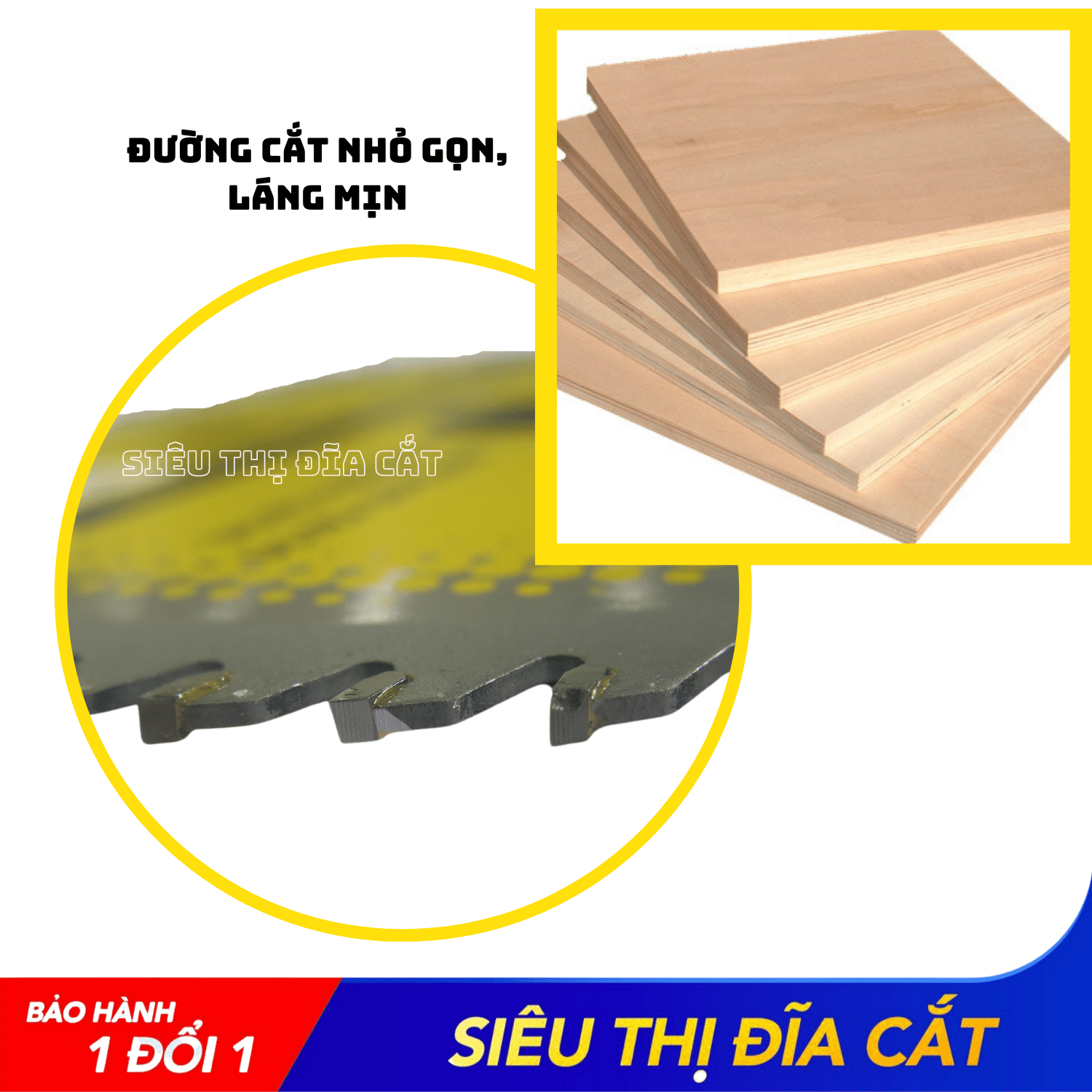 LƯỠI CƯA - LƯỠI CẮT GỖ 180-60 RĂNG KINGTOM VÀNG – CHẤT LƯỢNG VÔ ĐỊCH PHÂN KHÚC GIÁ RẺ!