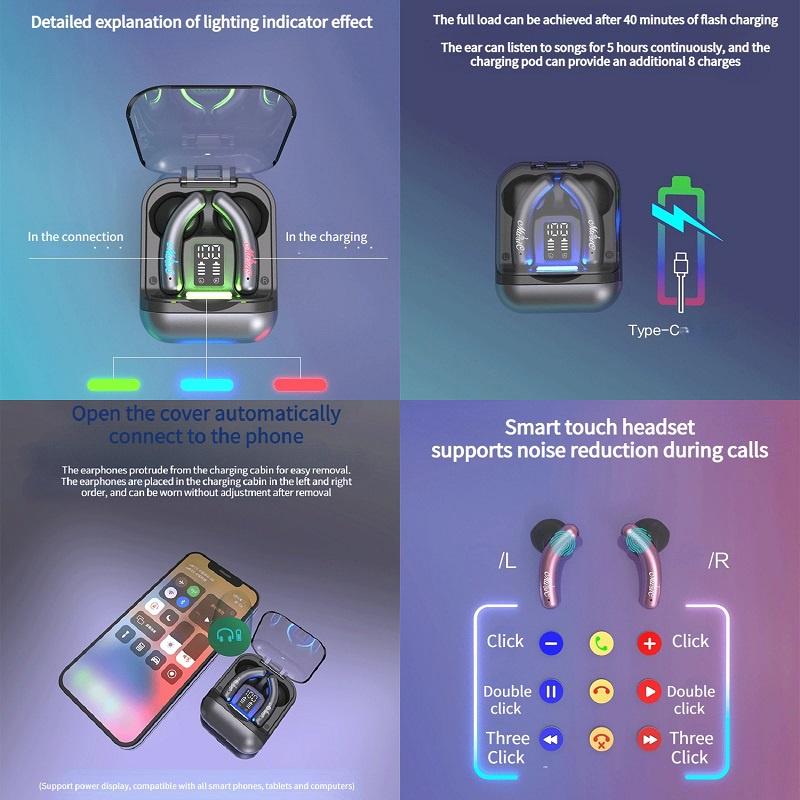 Tai Nghe Bluetooth Không Dây Chống ồn Blutooth Chơi Chơi Game Tai Nghe Pro TWS