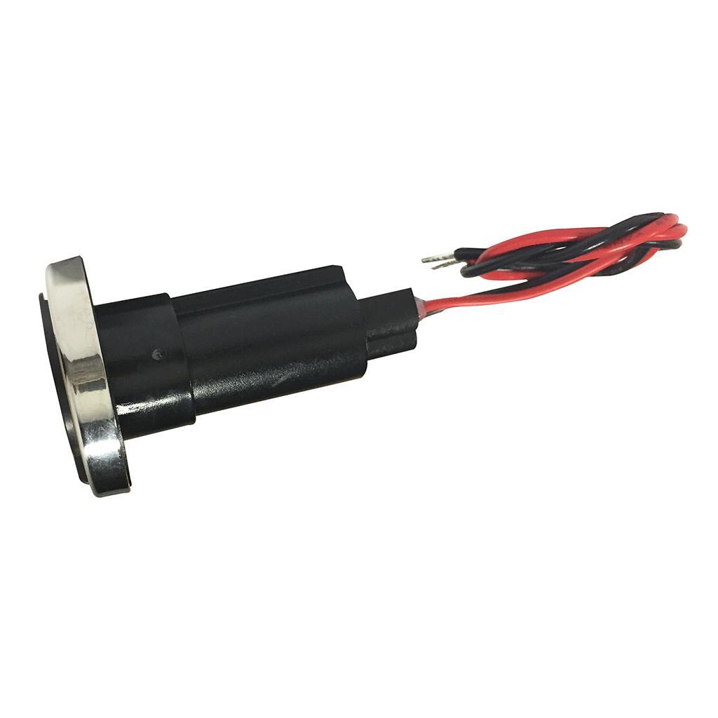 Black Round Boat Marine Nylon 2-Prong Stern Light Base Waterproof