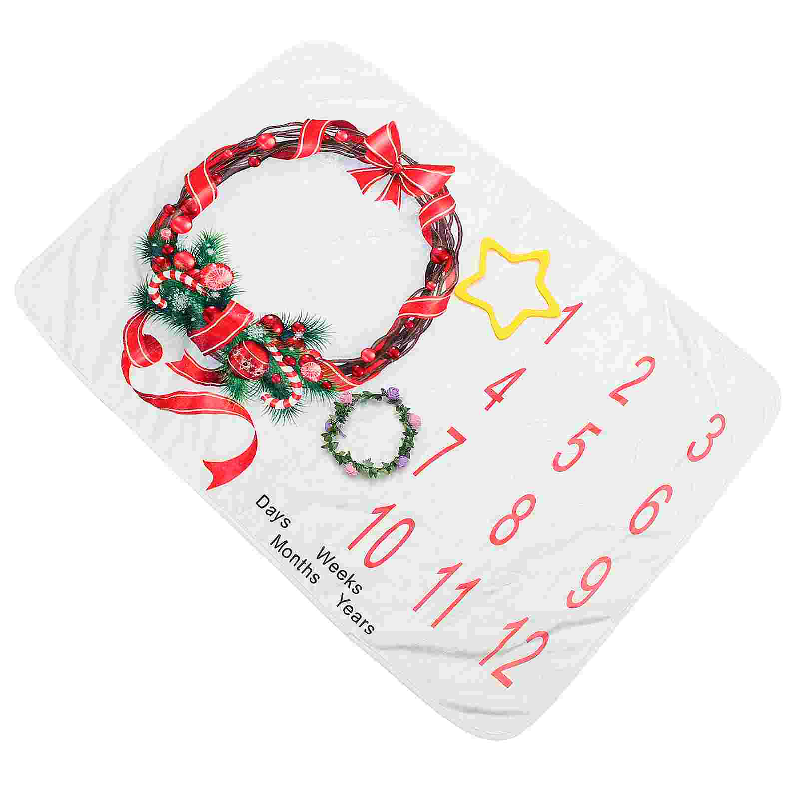 Bé Gái Bé Trai Cột Mốc Chăn Biểu Đồ Phát Triển Bộ Chăn Ga Gối Chụp Ảnh Chống Đỡ