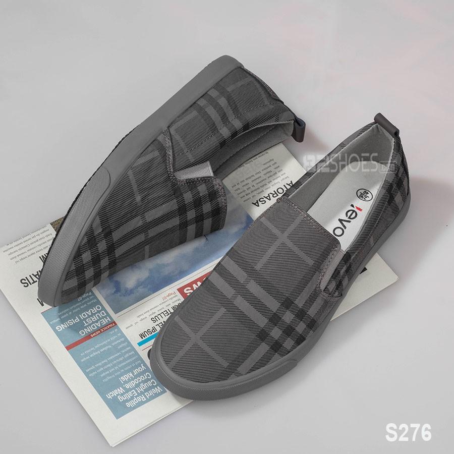 Giày lười nam - Slip on nam vải - Mã A1276