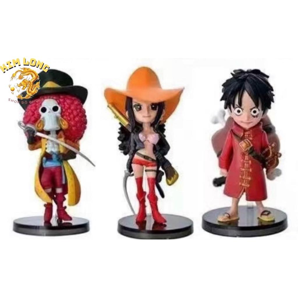 Sét mô hình 9 nhân vật chibi ONE PIECE - Team Luffy đảo hải tặc 6 - 10cm Đồ chơi quà tặng cho bé