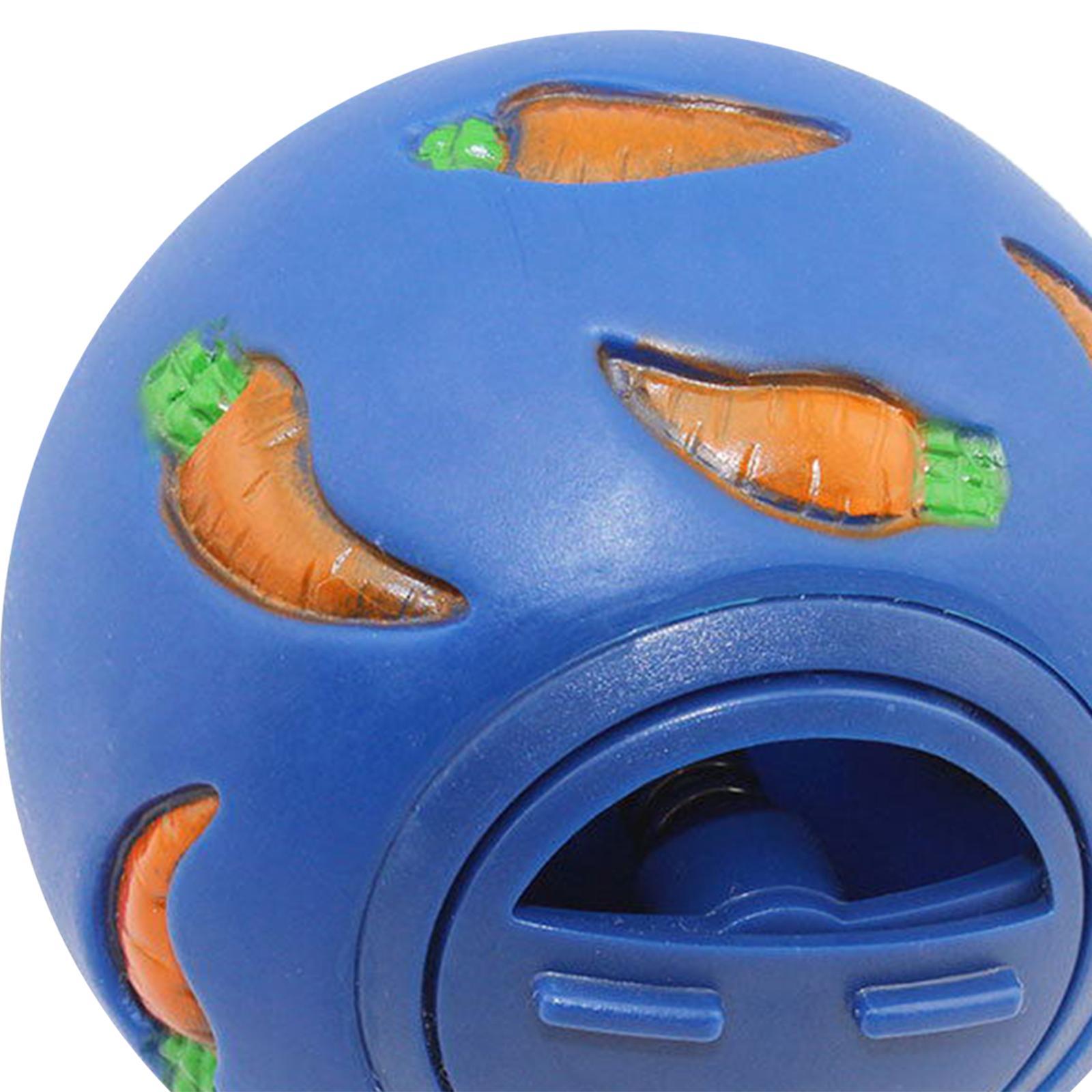 Bunny Treat Ball Snack Toy Ball Pet Slow Feeder Dog Interactive Toy Physical and Mental Exercise Feeding Guinea Pig Chinchilla Dog