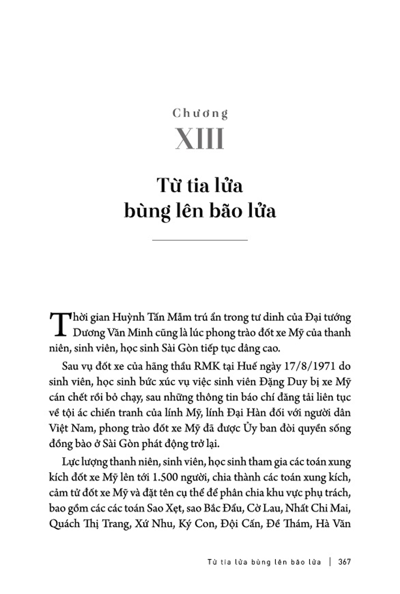 Chúng Ta Đòi Hòa Bình: Huỳnh Tấn Mẫm Và Phong Trào Yêu Nước, Tranh Đấu Của Thanh Niên, Sinh Viên, Học Sinh Sài Gòn, 1969-1975 _TRE