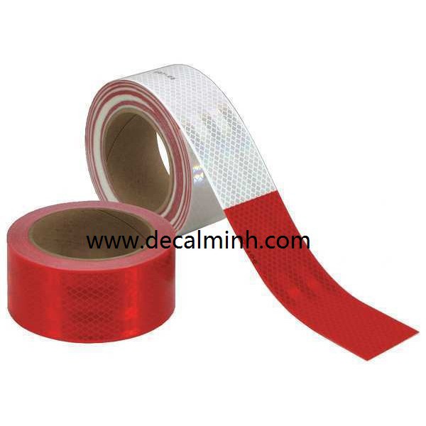 Decal chỉ phản quang chuyên dán xe tải oto 5cm x 100cm