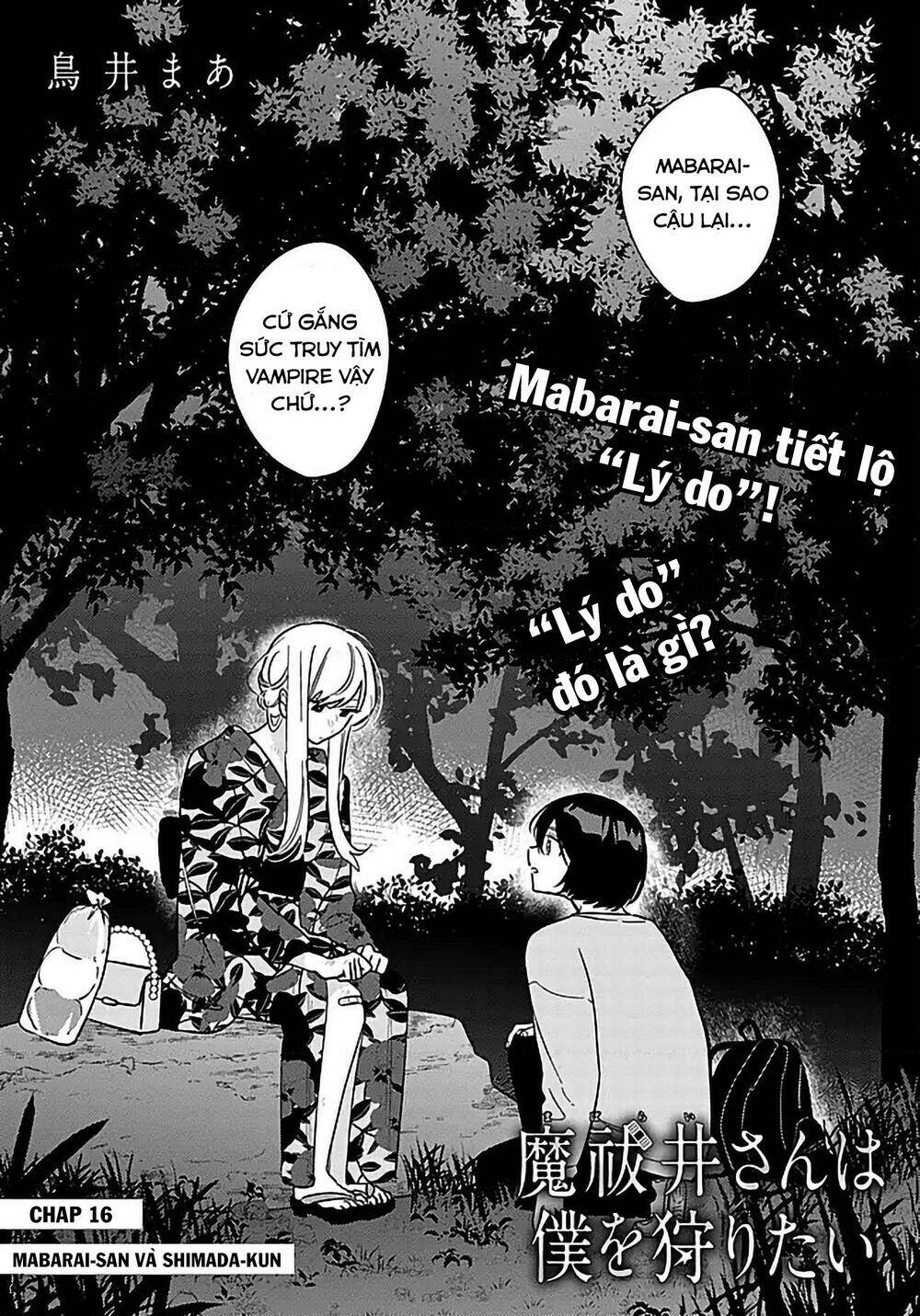 mabarai-san cố gắng săn tôi! chapter 16 2