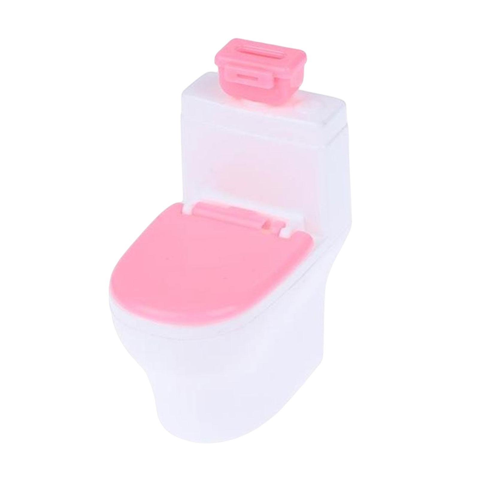 Dollhouse Toilet Life Scene Dollhouse Furniture Decor for Kids Girls Gifts