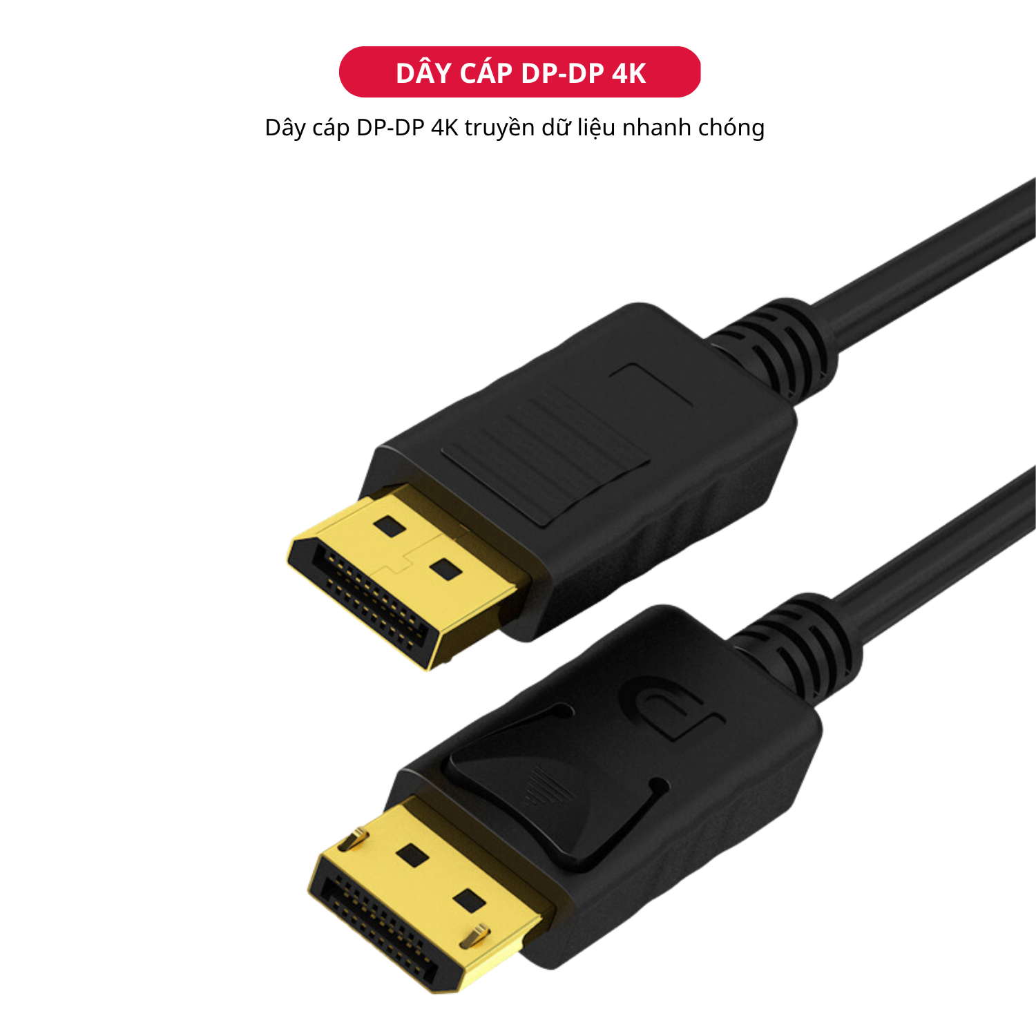 Dây Cáp Displayport 1.2 4K60Hz DP to DP Dài 1.8m - Hàng Chính Hãng Tamayoko