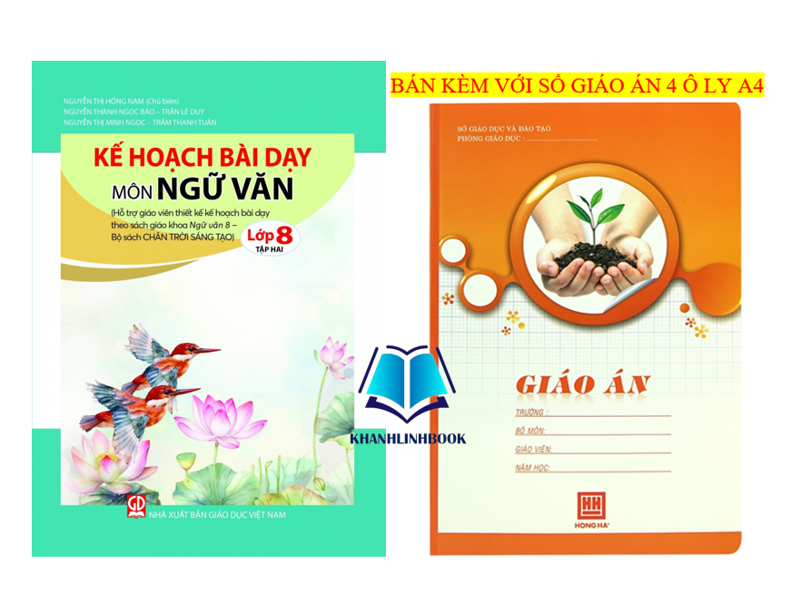 Sách - Combo 2 cuốn Kế hoạch bài dạy môn Ngữ văn lớp 8