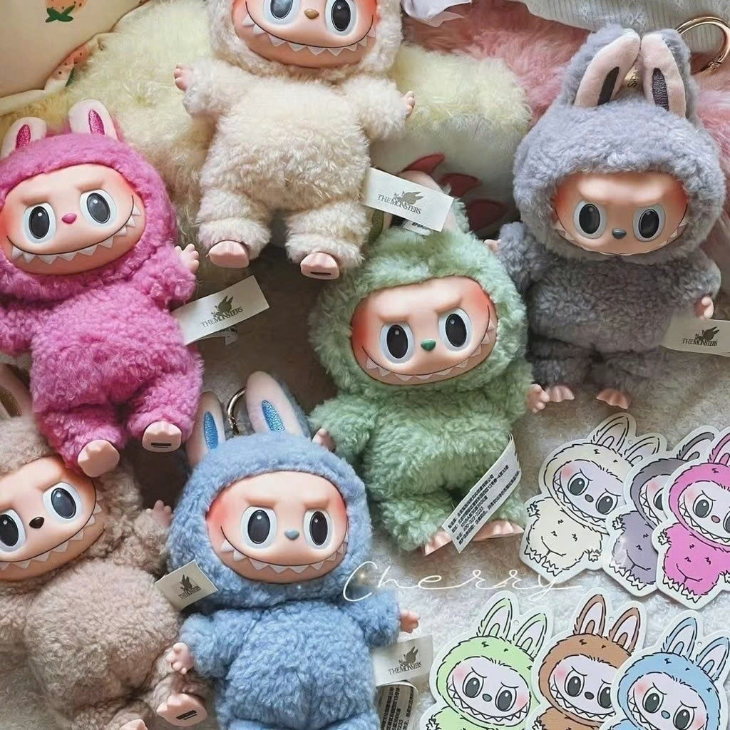 Móc Khóa Labubu Có Sẵn Pop Mart Blindbox Hàng Đẹp Siêu Cute(Size bé Full box)