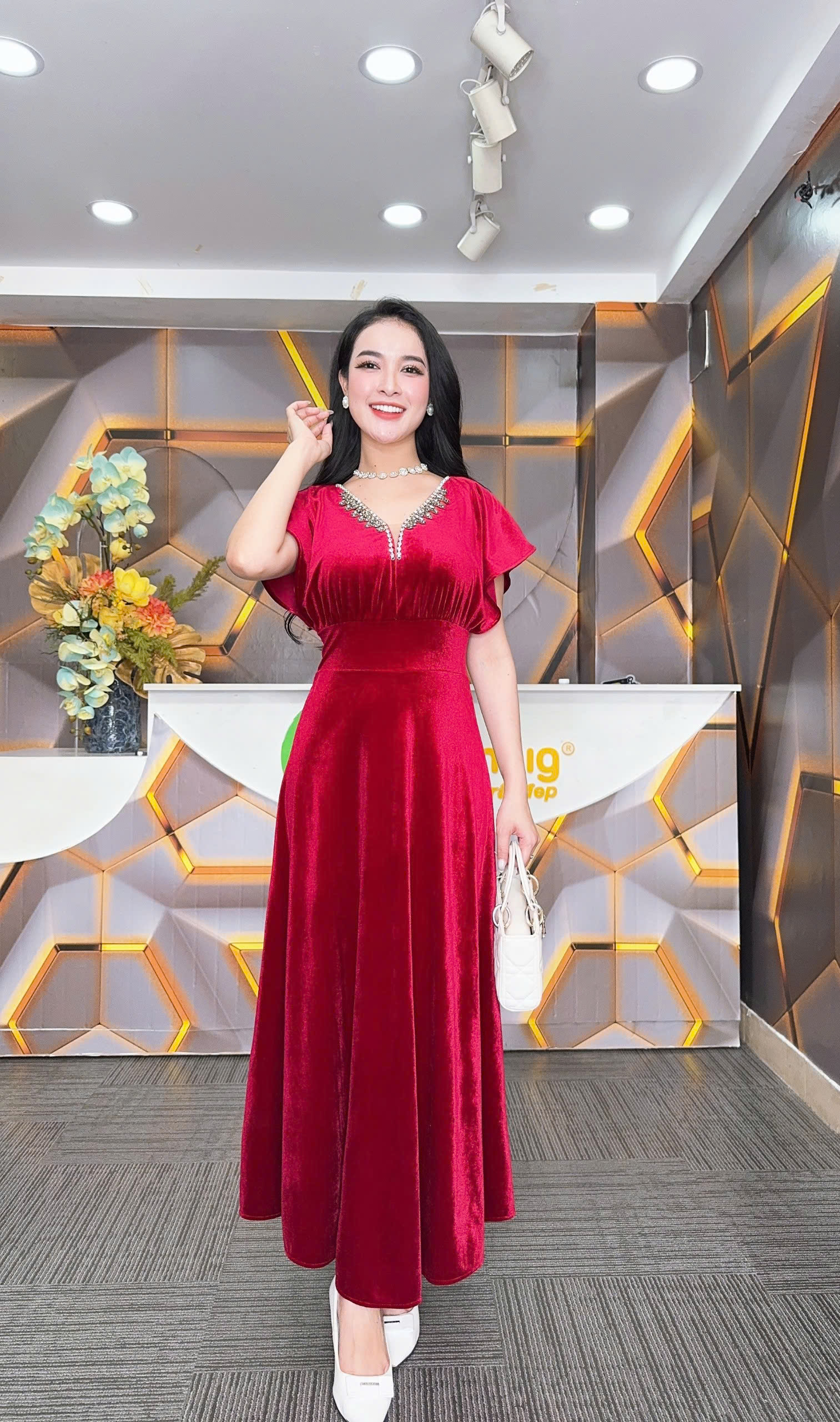 Đầm xòe - Y1824 - Thương hiệu Zonbig