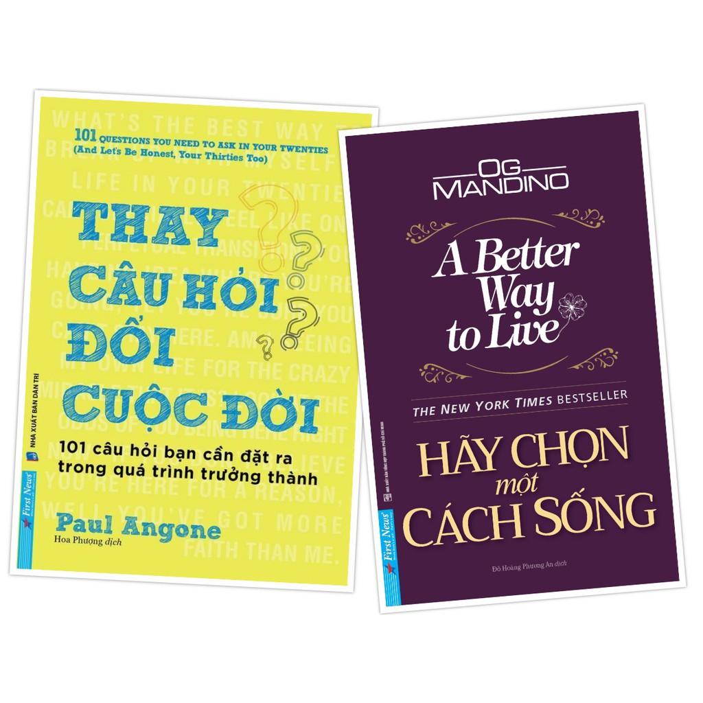 Combo Thay câu hỏi Đổi cuộc đời + Hãy chọn một cách sống - Bản Quyền