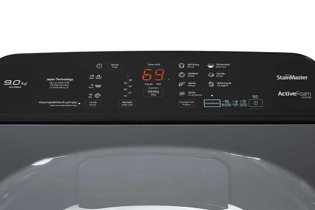 Máy giặt Panasonic 9 Kg NA-F90A9BRV - Hàng chính hãng - Giao hàng toàn quốc