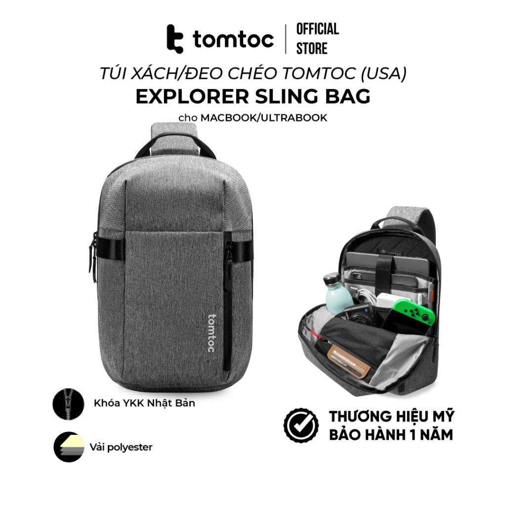 Túi đeo đa năng Tomtoc Crossbody Edc Sling Bag cho Macbook Pro 14 - Hàng chính hãng