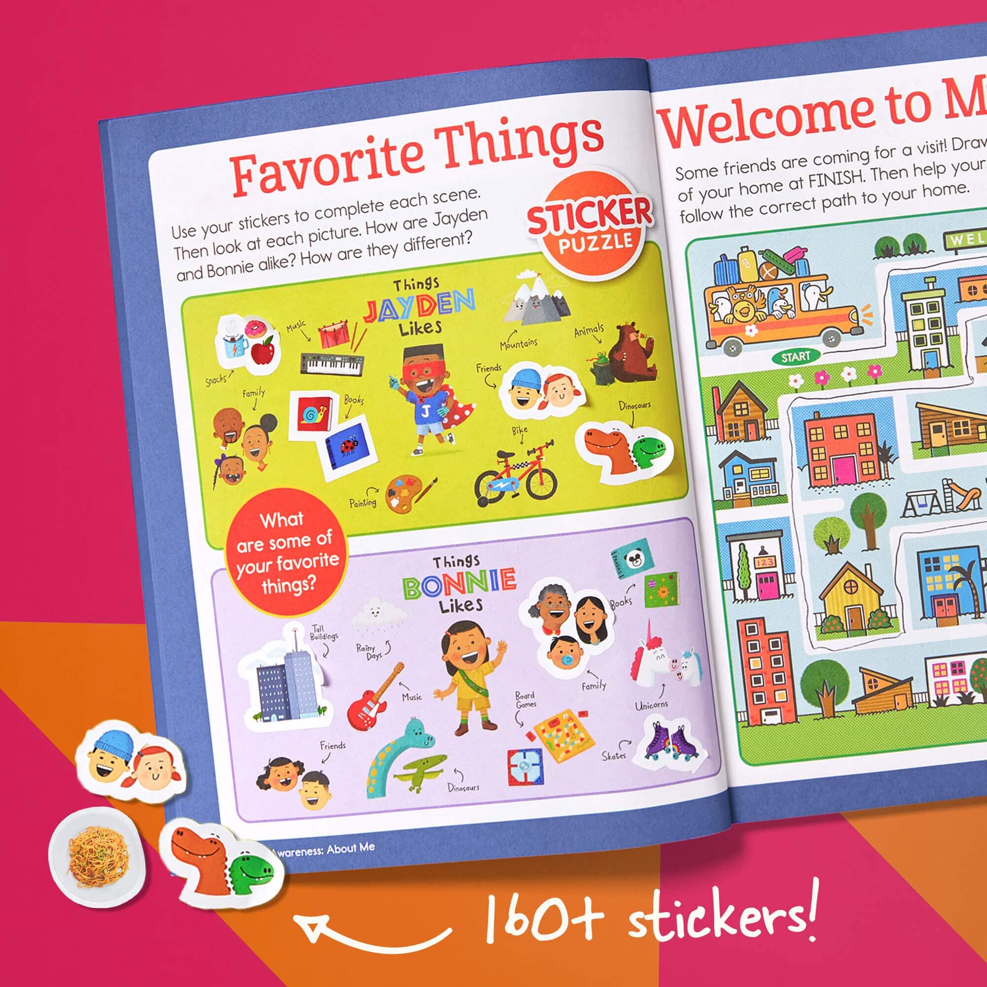 My World And Me Hidden Pictures Sticker Learning Fun (160+ Stickers)