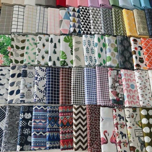 VẢI CANVAS/ VẢI BỐ HOA chụp ảnh sản phẩm, trải bàn, làm handmade