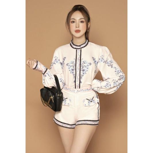 SÉT BỘ LỤA HOẠ TIẾT SIÊU SANG