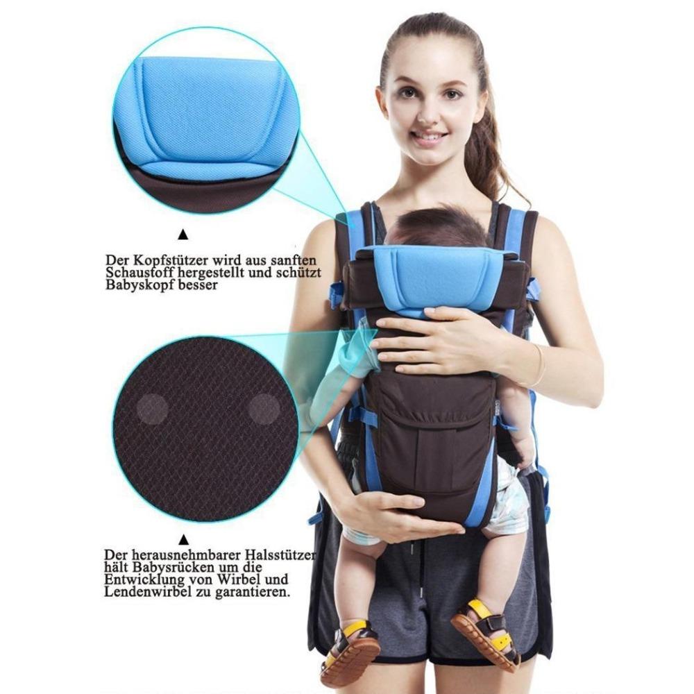 Đa Chức Năng Cho Bé Thoáng Khí Trước Mặt Đối Mặt Với Em Bé Thoải Mái Sling Ba Lô Túi Đeo Cho Bé Kangaroo Túi