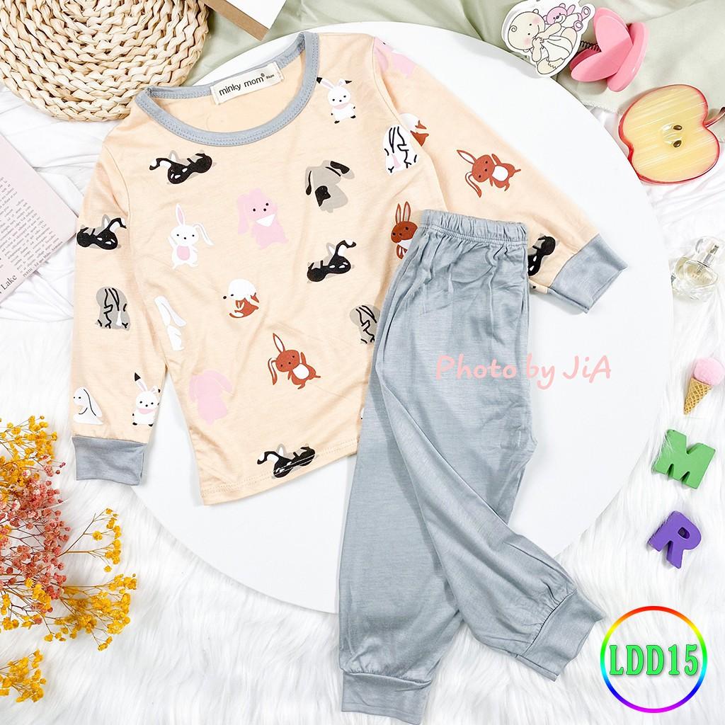 Bộ Dài Tay Cho Bé LDD15 Đồ Bộ Thun Lạnh Cao Cấp Mềm Mịn Thoáng Mát Dễ Chịu, Thoải Mái Cho Bé
