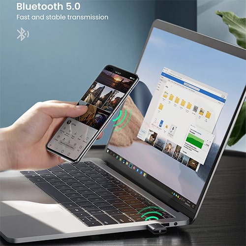 Hình ảnh Bộ thu Bluetooth 5.0 Ugreen USB Adapter CM390 80889 - Hàng chính hãng