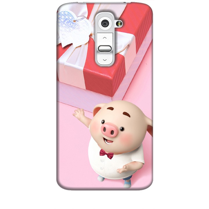 Ốp lưng dành cho điện thoại LG G2 Heo Con Đòi Quà