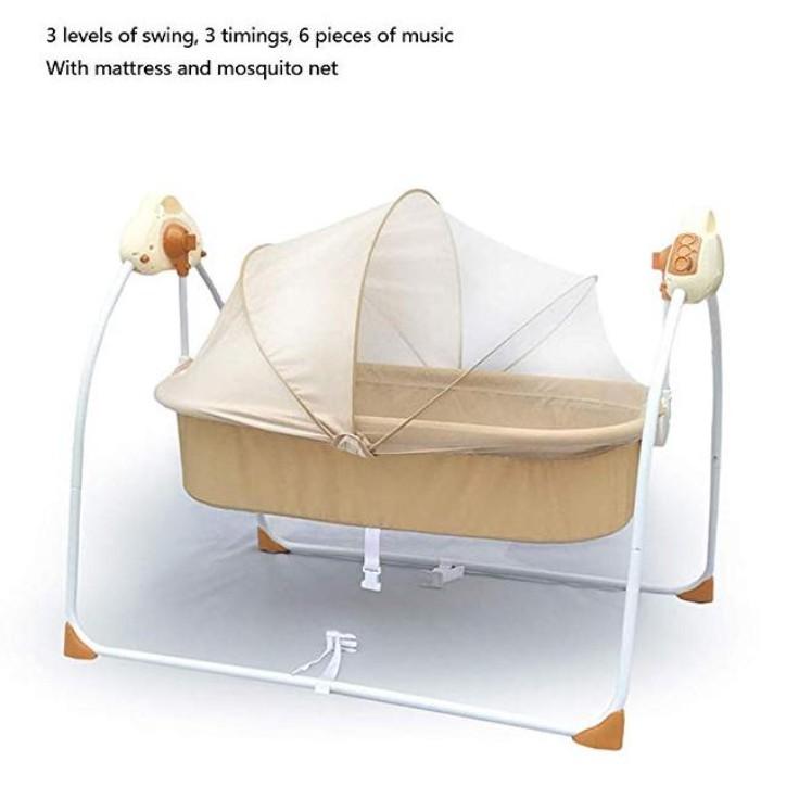 Nôi ru ngủ tự động có chức năng phát nhạc - ShopToro - AsiaMart