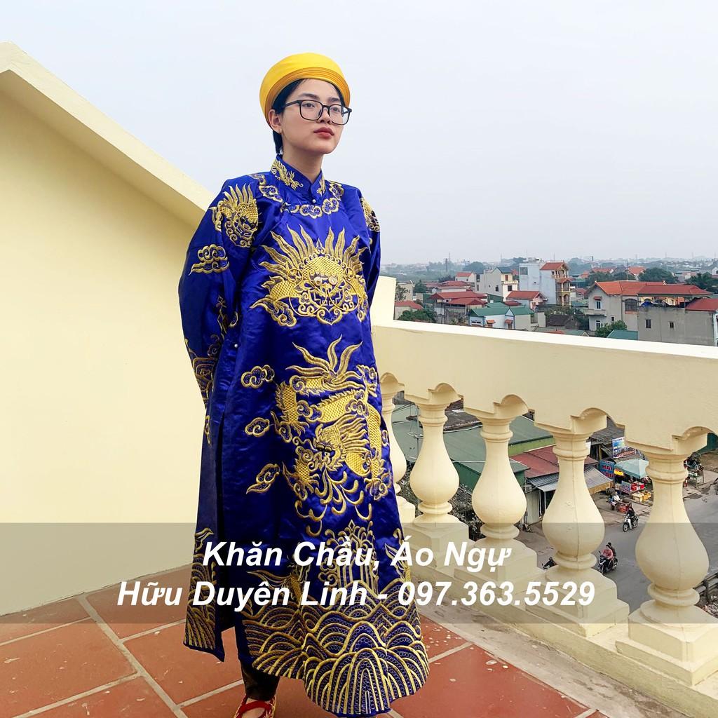 Áo hầu đồng Ngũ Vị Tôn Quan, trang phục hầu Ngũ Vị Quan Lớn - 5 vị đại quan trong hệ thống Tứ Phủ Công Đồng free size phù hợp cao 150-170cm