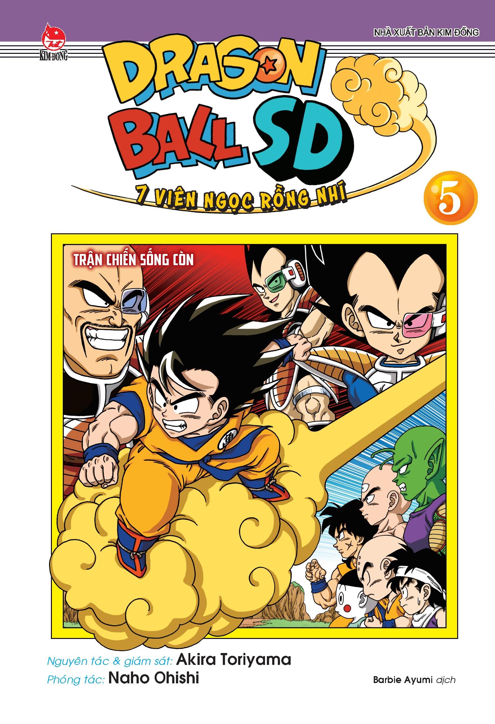 Dragon Ball SD - 7 Viên Ngọc Rồng Nhí - Tập 5 - Trận Chiến Sống Còn - Tặng Kèm Postcard