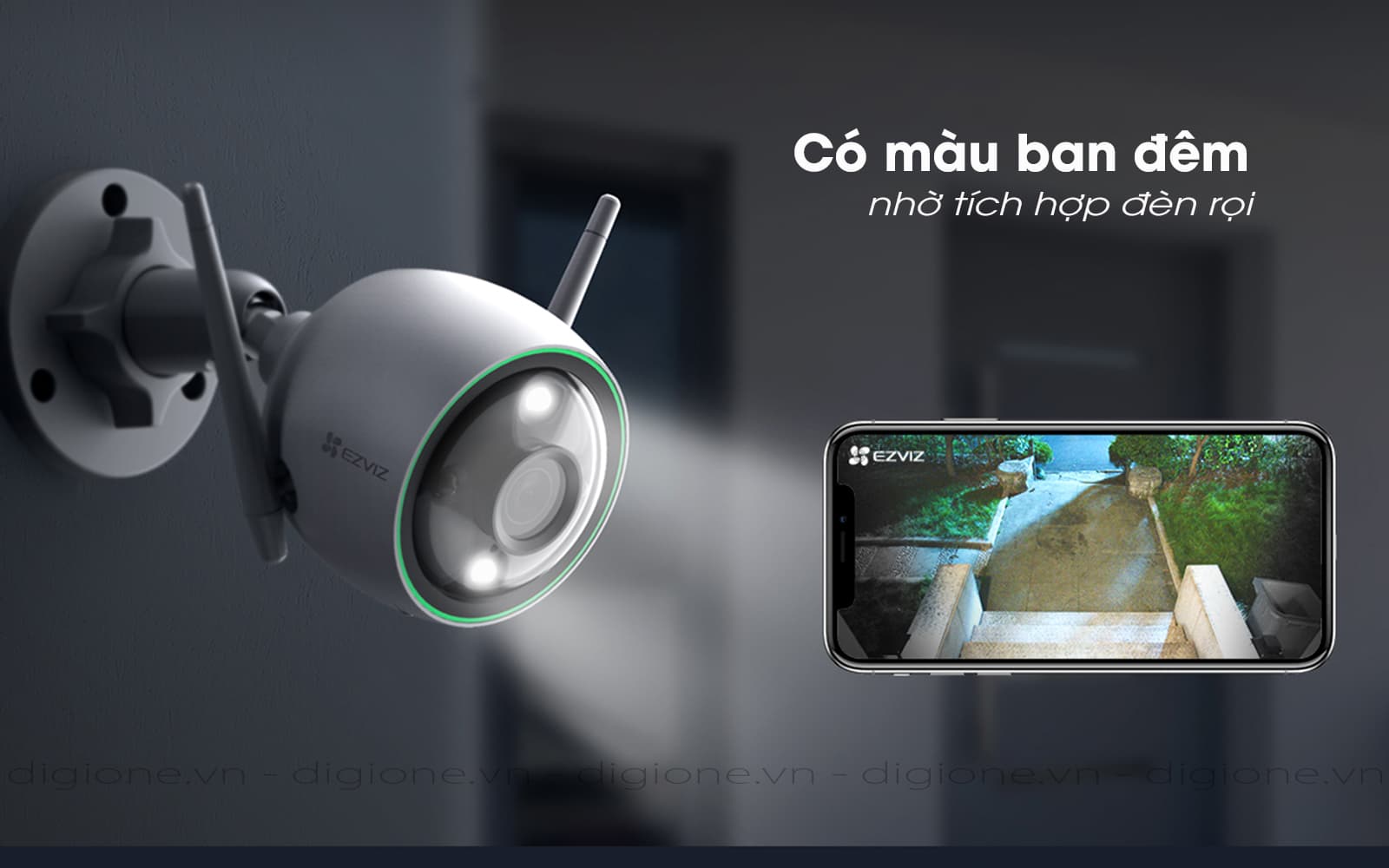 Camera ngoài trời Wifi tích hợp AI EZVIZ C3N (2M), C3TN (2K) - Hàng chính hãng