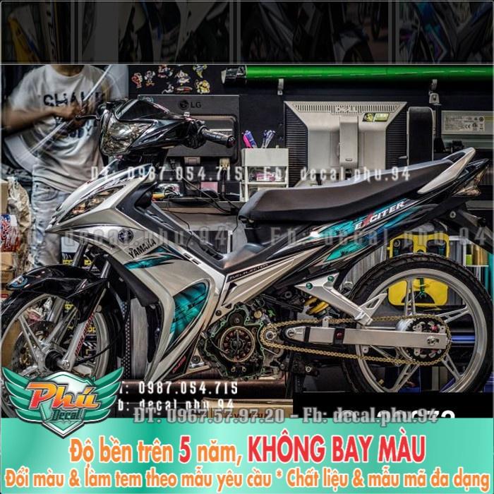 Tem rời Crom EX 2006-2010 xanh ngọc đen bạc 2 -1