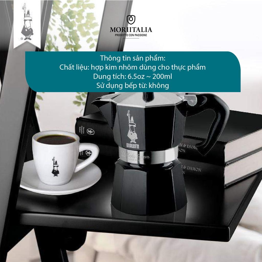 Bình pha cà phê Bialetti Moka 3 cup màu đen sang trọng tiện lợi 0004952